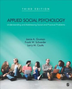 Applied social psychology - understanding and addressing social and practical problems
