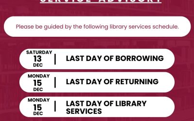 Library Service Advisory 2025-05
