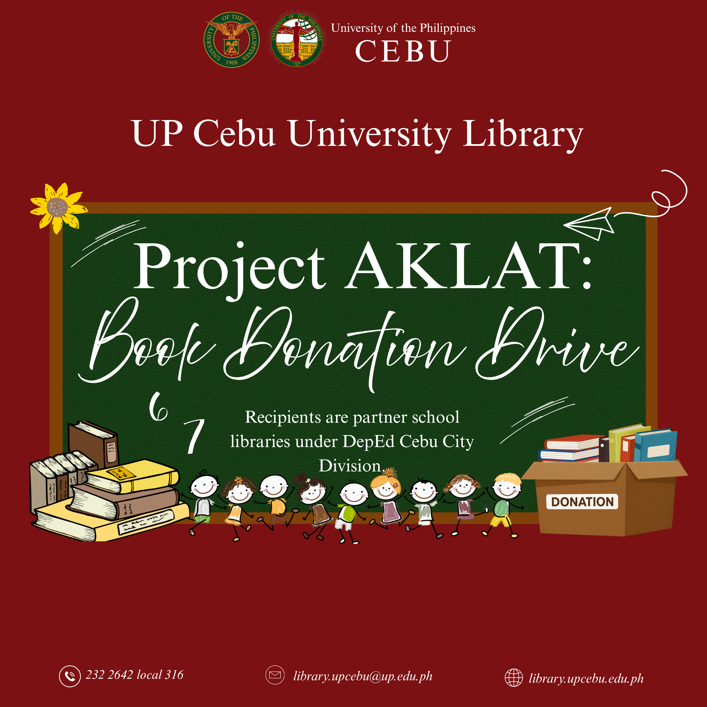📚𝗣𝗿𝗼𝗷𝗲𝗰𝘁 𝗔𝗞𝗟𝗔𝗧: 𝗕𝗼𝗼𝗸 𝗗𝗼𝗻𝗮𝘁𝗶𝗼𝗻 𝗗𝗿𝗶𝘃𝗲 ❤️