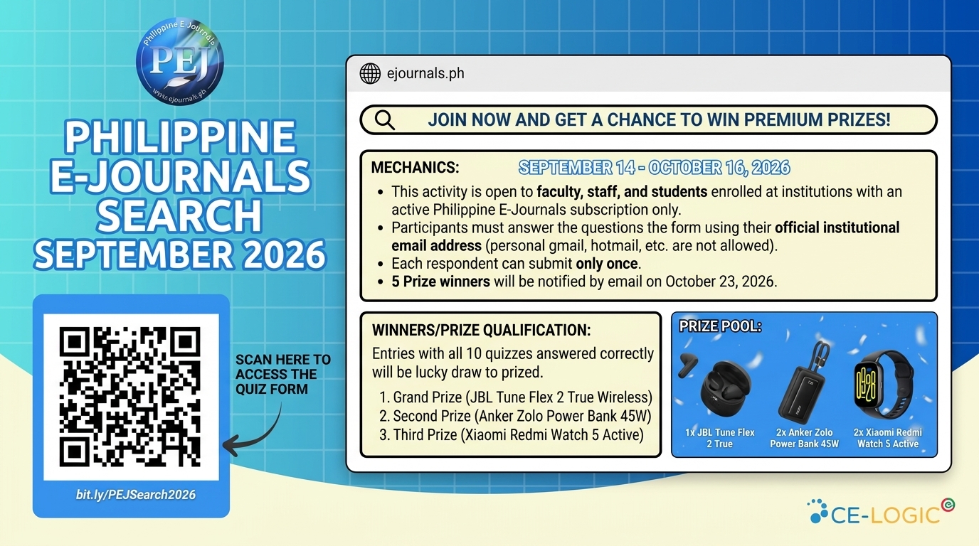 📚 Philippine E-Journals Search is now LIVE!