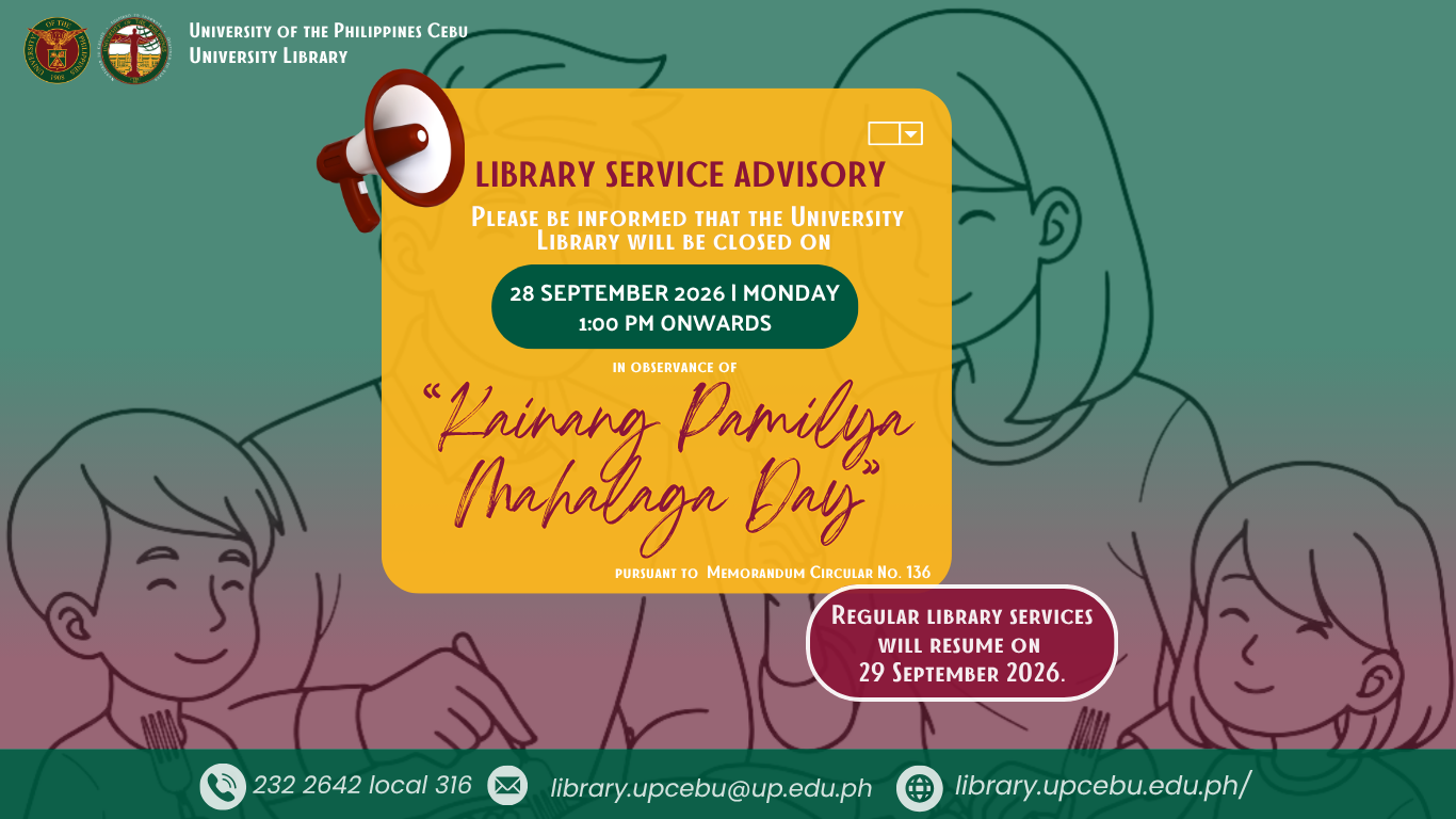 📢 𝗟𝗜𝗕𝗥𝗔𝗥𝗬 𝗦𝗘𝗥𝗩𝗜𝗖𝗘 𝗔𝗗𝗩𝗜𝗦𝗢𝗥𝗬