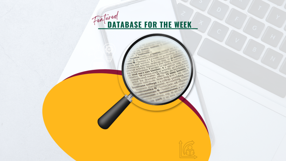 📚🔎Database of the week: Your Next Research Find is Just a Few Clicks Away.