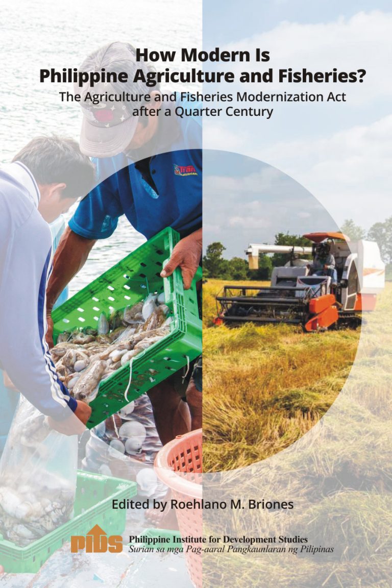 How modern is Philippine agriculture and fisheries? the Agriculture and Fisheries Modernization Act after a quater century